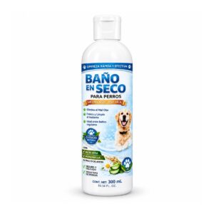 Baño en seco para perros 300 ml sin enjuague con aloe vera - Berelski