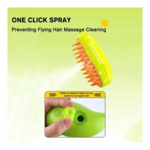 Cepillo de vapor para gatos 3 en 1 que recoge el pelo suelto - Berelski