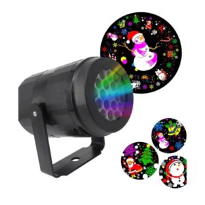 Proyector de luces navideñas LED para exterior con placas de diseño - Berelski