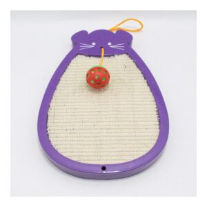 Rascador para gatos con forma de oso y bola de sonajero - Berelski